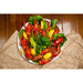 Assiette ronde blanche en pulpe