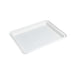 Couvercle plat blanc en pulpe pour plateau repas 60x60mm