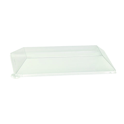 Couvercle plat transparent en plastique PET 275x140mm H30mm