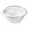 Couvercle PET transparent dôme - Ø 22 cm - H 3 cm - Compatible avec 210APUB50, 210APU221, 210APU221F - 250 unités