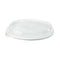 Couvercle PET transparent ovale - 26 cm x 19 cm x 4 cm - 500 unités