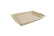 Plateau pulpe rectangulaire brun 226x162mm H27mm