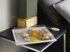 Couvercle plat transparent en plastique PET 380x280mm H40mm