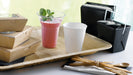 Boîte carré noir avec anse 100x100mm H110mm 950ml