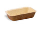 Bol rectangulaire en palmier 130x65mm H30mm