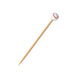 Pique bambou avec une extrémité décor baseball H120mm
