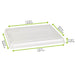 Couvercle BioNchic dôme transparent en plastique PET 392x295mm H33mm