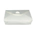 Boite repas carton blanc 217x160mm H50mm 1450ml