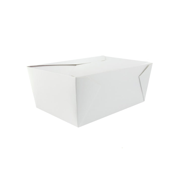 Boîte repas carton blanc 217x160mm H67mm 2000ml