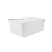 Boîte repas carton blanc 217x160mm H67mm 2000ml