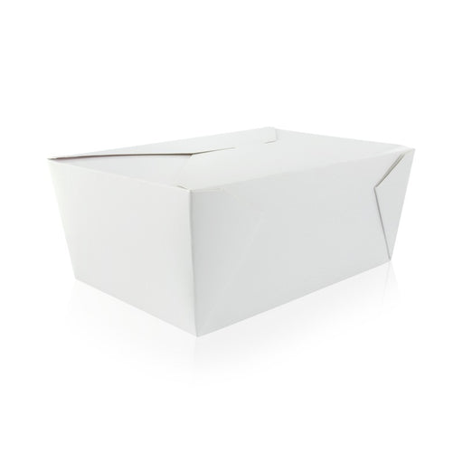 Boite repas carton blanc 226x167mm H92mm 3000ml