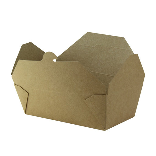 Boîte repas carton kraft laminé 190x110mm H60mm 1000ml