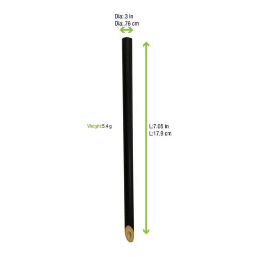 Paille en bambou H180mm