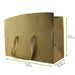 Sac boîte carton kraft poignées tissu (poids max 5kg) 300x200mm H170mm