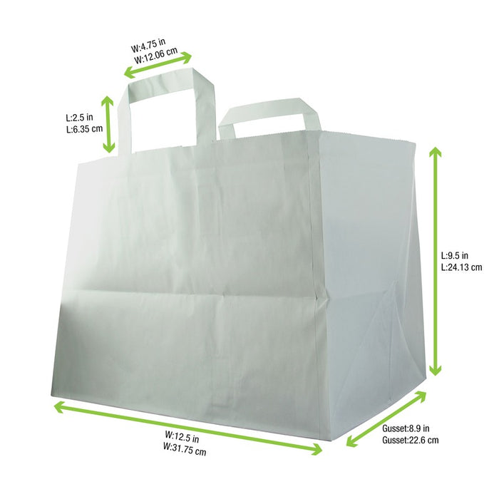 Sac cabas papier blanc 320x200mm H250mm