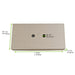 Couvercle carton kraft ondulé "Chokra" 380x198mm H60mm