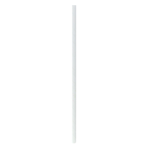 Paille en papier blanc H197mm