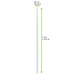 Paille pour smoothie en papier blanc H197mm