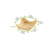 Kit plateau ovale rouge "First class" 450x290mm H30mm