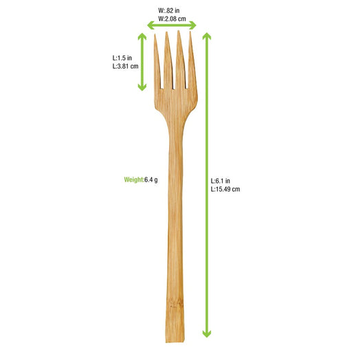 Fourchette bambou H160mm