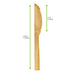 Couteau bambou H160mm