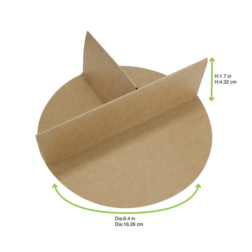 Diviseur 3 parties en carton brun 160mm H51mm