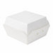Mini Boite burger en carton blanc 98x95mm H50mm