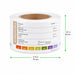 Étiquette hydrosoluble haccp 70x40mm