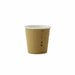Gobelet Nature Cup en carton kraft brun strié H52mm 90ml