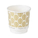 Gobelet en carton brun à double paroi sans matière plastique, Waterbased H62mm 120ml