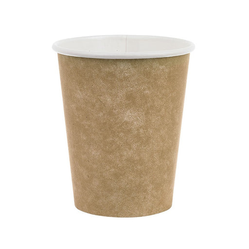 Gobelet blanc imprimé kraft H111mm 340ml