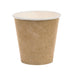 Gobelet blanc imprimé kraft H80mm 180ml