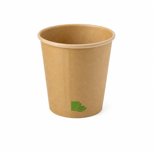 Gobelet Zen en carton kraft brun H57mm 72ml