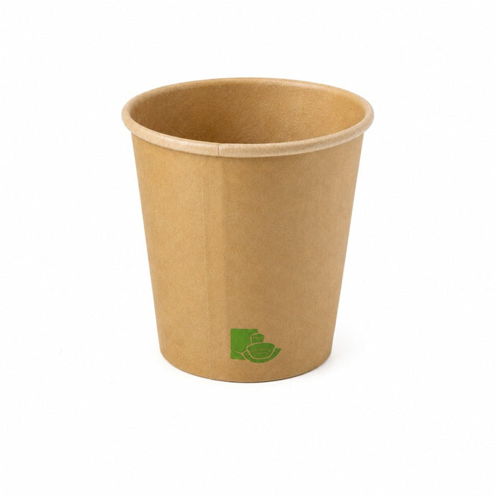 Gobelet Zen en carton kraft brun H57mm 72ml