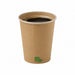 Gobelet Zen en carton kraft brun H91mm 200ml
