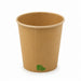 Gobelet Zen en carton kraft brun H92mm 230ml