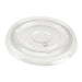 Couvercle plat transparent en plastique PET