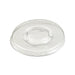 Couvercle plat transparent en plastique PET