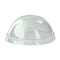 Couvercle PET transparent dôme avec trou - Ø 9 cm - H 4 cm - 1000 unités