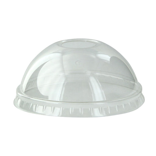Couvercle PET transparent dôme avec trou H40mm