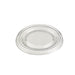 Couvercle plat transparent en plastique PET H10mm