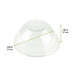 Couvercle dôme transparent en plastique PET H37mm
