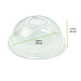 Couvercle PET transparent dôme avec trou H45mm