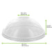 Couvercle dôme transparent en plastique PET