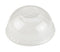 Couvercle PLA transparent dôme avec trou - Ø 9,6 cm - H 5 cm - 1000 unités