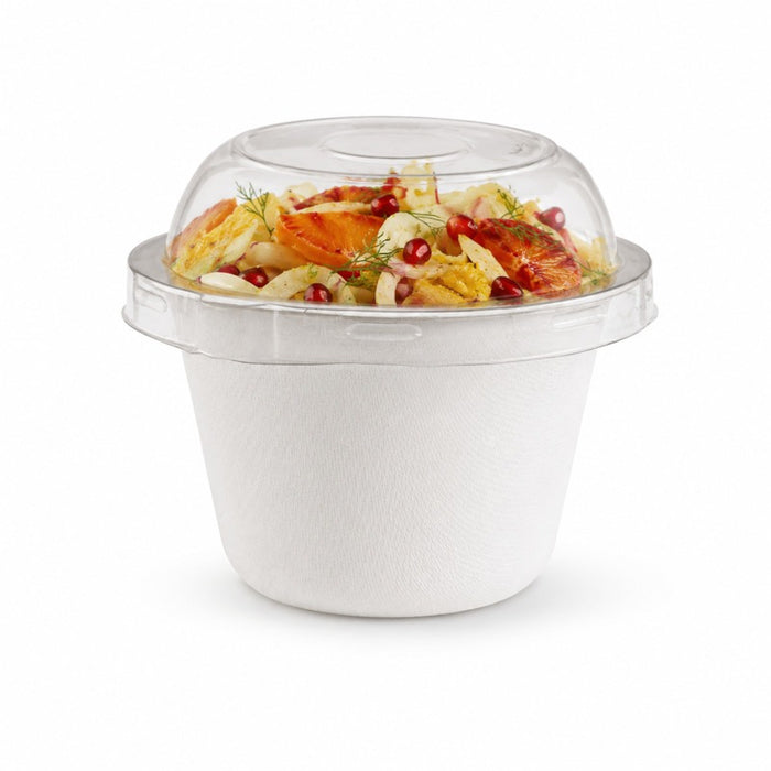 Couvercle dôme transparent en plastique PET H28mm