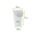 Pot wrap carton blanc H118mm 230ml