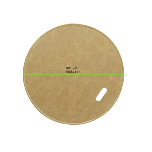 Couvercle carton kraft chaud et froid H11mm
