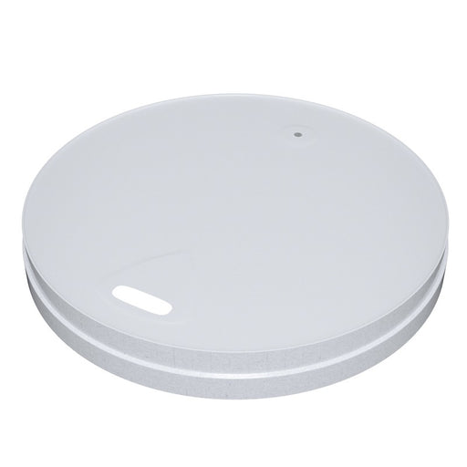 Couvercle plat blanc en carton sans matière plastique, Waterbased H10mm