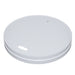 Couvercle plat blanc en carton sans matière plastique, Waterbased H10mm